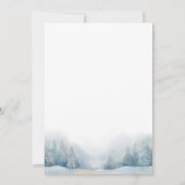 Invitation Bébé Il fait froid à l'extérieur du Baby shower de (Dos)