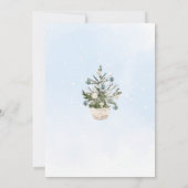 Invitation Bébé il fait froid à l'extérieur du baby shower de (Dos)