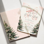 Invitation Bébé Il fait froid à l'extérieur du Baby shower de