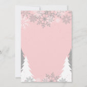 Invitation Bébé Il fait froid à l'extérieur du baby shower de (Dos)