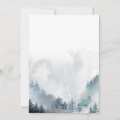 Invitation Bébé Il fait froid à l'extérieur du Baby shower de (Dos)