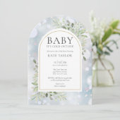 Invitation Bébé il fait froid à l'extérieur Fête de naissance (Debout devant)