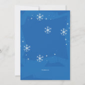 Invitation Bébé Il fait froid dehors (Dos)