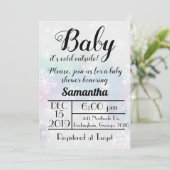 Invitation Bébé il fait froid dehors (Debout devant)