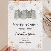 Invitation Bébé il fait froid dehors Baby Shower