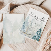 Invitation Bébé il fait froid dehors baby shower