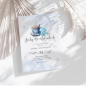 Invitation Bébé Il fait froid dehors Baby shower de garçon bl