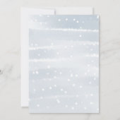 Invitation Bébé Il fait froid dehors Baby shower de garçon d' (Dos)