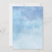 Invitation Bébé Il fait froid dehors Baby shower de neige Inv (Dos)
