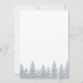 Invitation Bébé Il fait froid dehors Baby shower de Parties s (Dos)