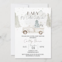 Bébé Il fait froid dehors, Baby shower d'hiver