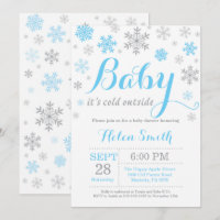 Bébé il fait froid dehors Baby Shower d'hiver