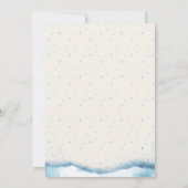 Invitation Bébé il fait froid dehors, Baby shower d'hiver (Dos)