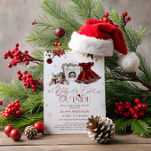 Invitation Bébé il fait froid dehors Baby shower moderne