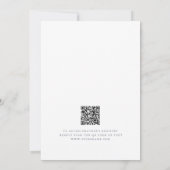 Invitation Bébé, il fait froid dehors Code QR Baby Shower (Dos)