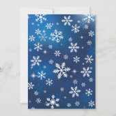 Invitation Bébé il fait froid dehors Fête de l'mariée (Dos)