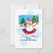 Invitation Bébé, il fait froid dehors ! Fournitures de fête (Devant)