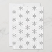 Invitation Bébé Il fait froid dehors garçons Baby shower d'hi (Dos)