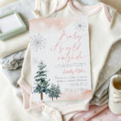 Invitation Bébé il fait froid dehors, hiver Baby shower