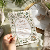 Invitation Bébé il fait froid dehors Hiver Baby shower neutre