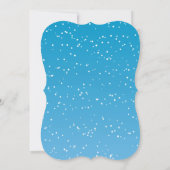 Invitation Bébé Il fait froid dehors Snowman fête de Noël (Dos)