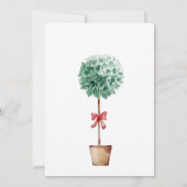 Invitation Bébé il fait froid en dehors de l'hiver bébé paste (Dos)