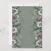 Invitation Bébé il fait froid en dehors du baby shower d'hive (Dos)