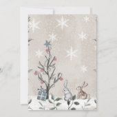 Invitation Bébé il fait froid en dehors du baby shower d'hive (Dos)