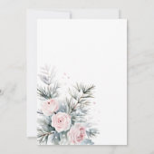 Invitation Bébé il fait froid en dehors du baby shower d'hive (Dos)