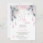 Invitation Bébé il fait froid en dehors du baby shower d'hive (Devant)