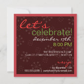 Invitation Bebe Jolly Fun Elf Feet Holiday Christmas (Dos)