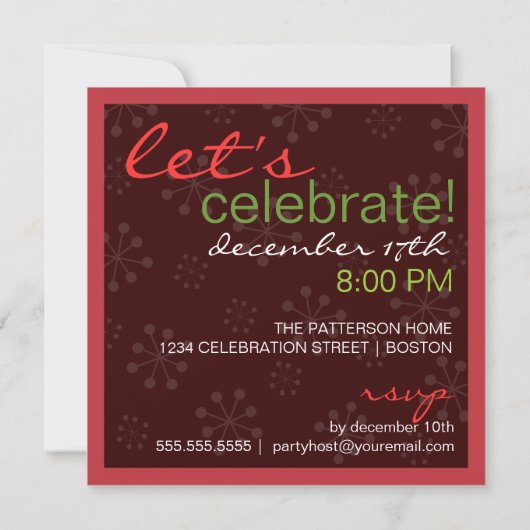 Invitation Bebe Jolly Fun Elf Feet Holiday Christmas (Dos)
