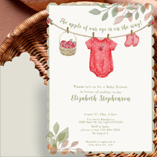 Invitation Bébé Linge De L'automne Coup De Coeur