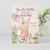 Invitation Bébé mignon (Debout devant)