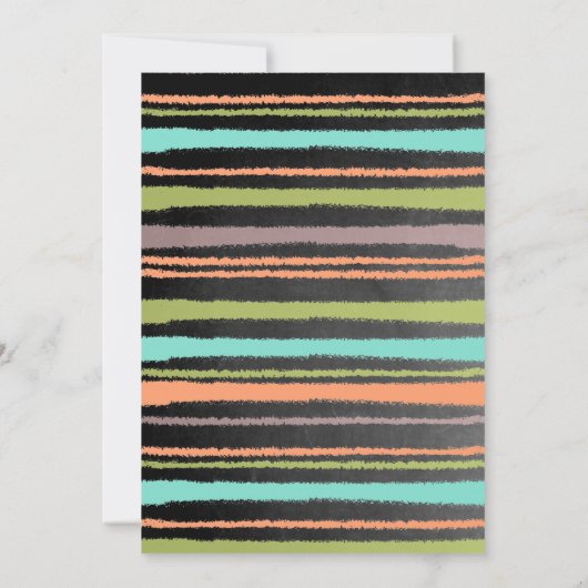 Invitation Bébé mignon à éclosion Dino Baby shower de tableau (Dos)