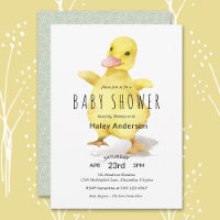 Bébé mignon Baby shower canard
