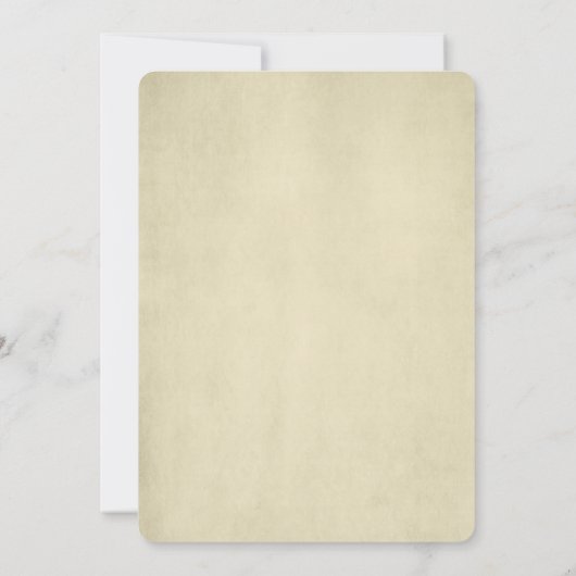 Invitation Bébé mignon Cher, Balais, Feuille (Dos)