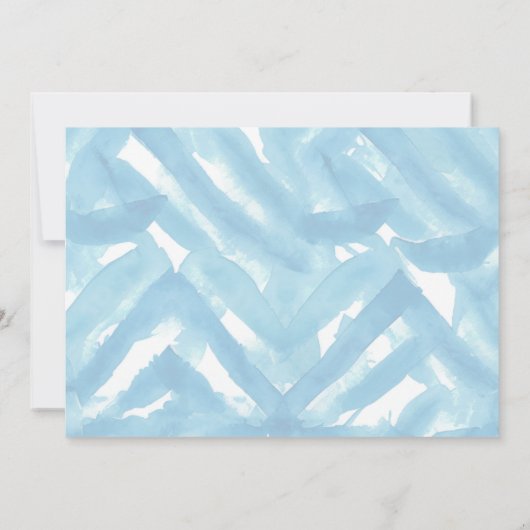 Invitation Bébé mignon éléphant Safari-Theme Baby shower garç (Dos)