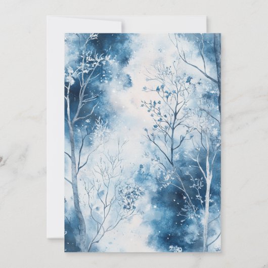 Invitation Bébé mignon en pingouin Il fait froid dehors du Ba (Dos)