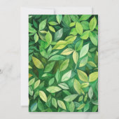 Invitation Bébé mignon et sauvage Papillon tigre 1er annivers (Dos)