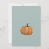 Invitation Bébé mignon Ours Halloween Anniversaire (Dos)