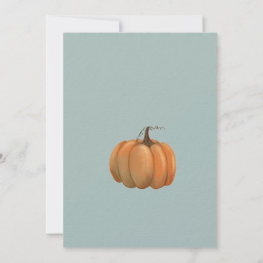 Invitation Bébé mignon Ours Halloween Anniversaire (Dos)