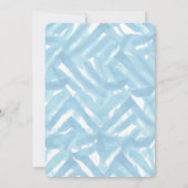 Invitation Bébé mignon Safari animal éléphant Lion zèbre douc (Dos)