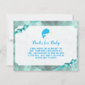 Invitation Bébé Narwhal Livres Pour Baby shower Jeu (Devant)