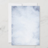 Invitation Bébé Noël d'hiver Shower de Noël Ours Polaire (Dos)