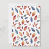 Invitation Bébé Ours Bois Baby shower animal (Dos)