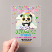 Invitation Bébé Panda Plié | Mignon Origami (In situ (ordinateur de poche))