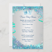 Invitation Bébé prince sous la mer Shower Bébé Blond (Dos)