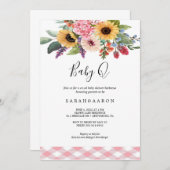 Invitation Bébé-Q (Devant / Derrière)