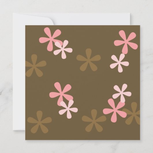 Invitation Bébé rose (Dos)